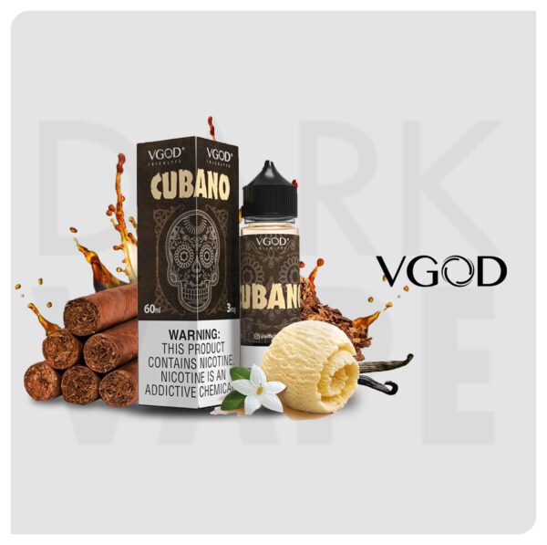 E-LIQUID - Importado - VGOD - CUBANO - 3mg - 60ml