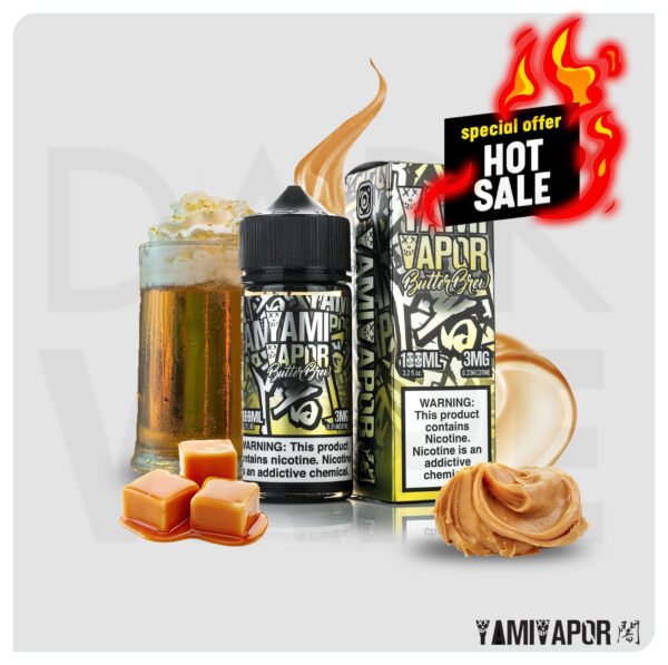 E-LIQUID - Importado - Yami Vapor - Butter Brew - 3mg - 100ml