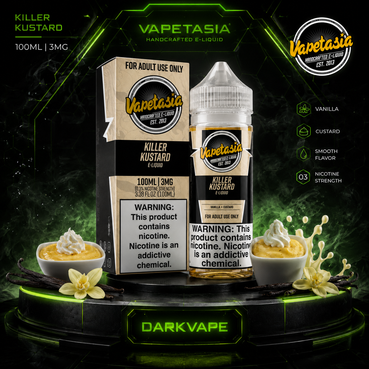 Botella Vapetasia Watermelon Gummy con sabor a caramelos de sandía