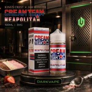 King's Crest Cream Team Neapolitan 100ml 3mg