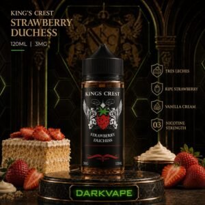 King's Crest Strawberry Duchess 120ml perfil cremoso de frutilla y custard
