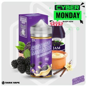 Jam Monster - Custard Blackberry - 3mg - 100ml