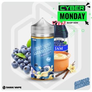 Jam Monster - Custard Blueberry - 3mg - 100ml