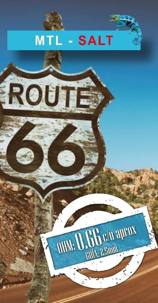 ROUTE 66 0,66Ω c/u N80 2,5mm x6 - Imagen 4