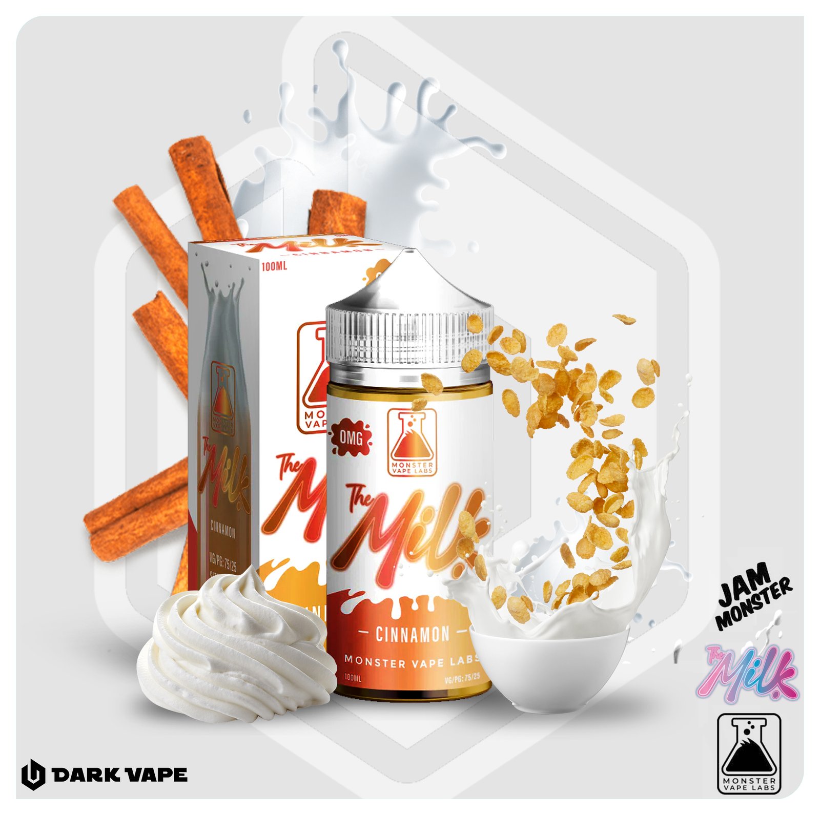 Jam Monster - The Milk Cinnamon - 100ml