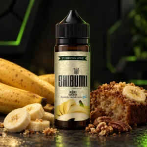 Shibumi Pudding Line Keki Banana 60ml y 120ml