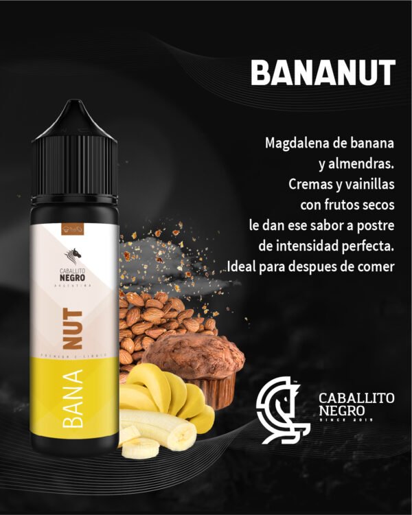 E-LIQUID - Nacional - CABALLITO NEGRO - BANANUT - Imagen 2
