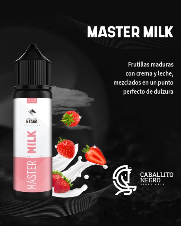 E-LIQUID - Nacional - CABALLITO NEGRO - MASTER MILK - Imagen 2