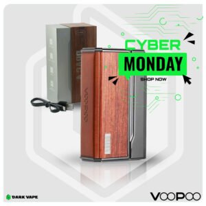 MOD - Electrónico - Voopoo - Drag 4 Box Mod 177w - GUNMETAL + ROSEWOOD