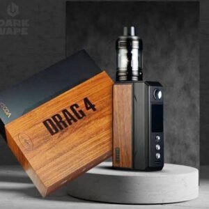 Drag 4 Box Mod 177w - BLACK + WALNUT