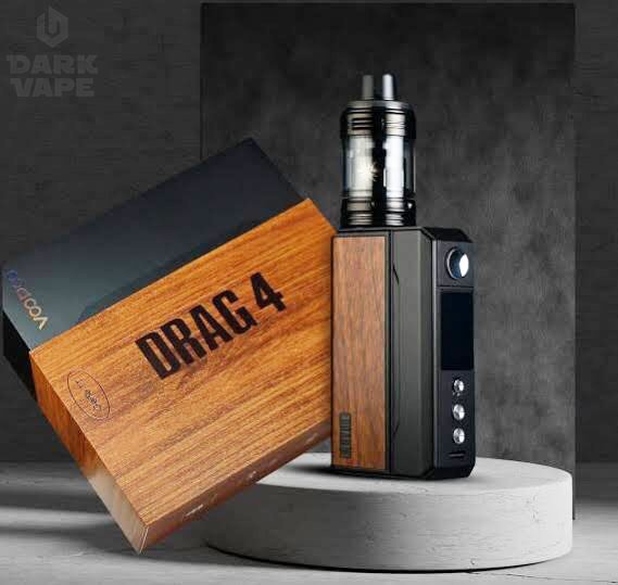 Drag 4 Box Mod 177w - BLACK + WALNUT