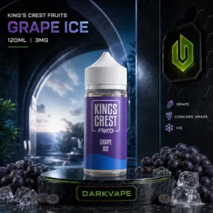 King's Crest Fruits Grape Ice 120ml 3mg