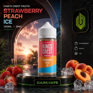 King's Crest Fruits Strawberry Peach Ice 120ml 3mg