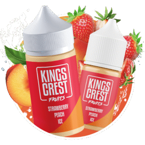 King´s Crest Fruits Sal Nic - Strawberry peach ice