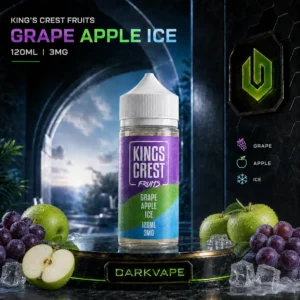 King’s Crest Fruits Grape Apple Ice 120ml 3mg