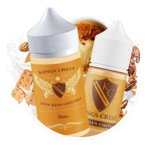 kings crest eliquid. Don juan custard eliquid 120ml