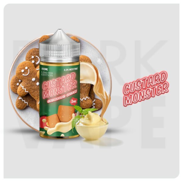 Custard Gingerbread Crunch "limited edition" - 100ml 3mg - by Jam Monster