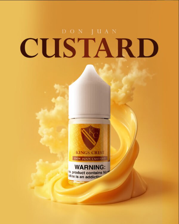 Salt Nico - King's Crest - Don Juan CUSTARD - 35mg - 30ml - Imagen 2