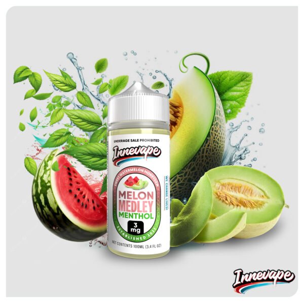 E-LIQUID - Innevape - Melon Medley Menthol - 3mg - 100ml