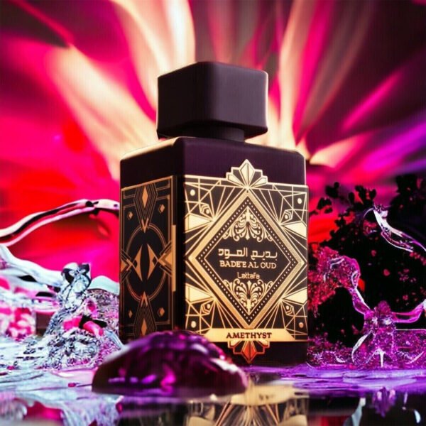 Lattafa - Bade'e Al Oud Amethyst EDP - 100ml - Violeta - Imagen 2