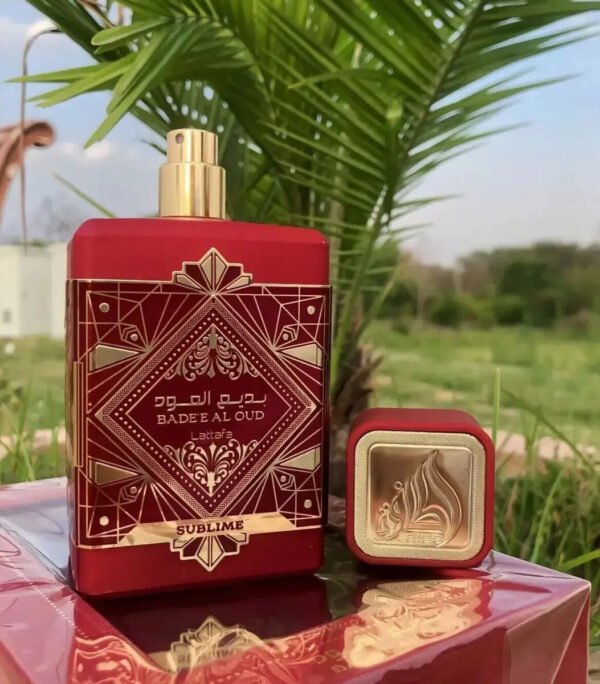 Lattafa - Bade'e Al Oud Sublime EDP - 100ml - ROJO - Imagen 2