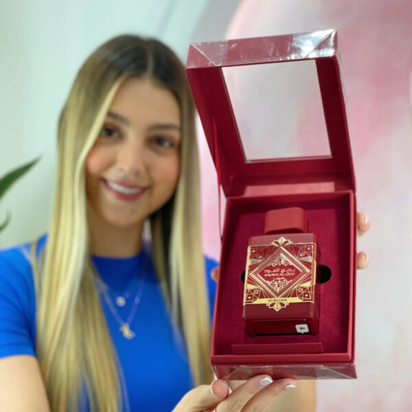 Lattafa - Bade'e Al Oud Sublime EDP - 100ml - ROJO - Imagen 5