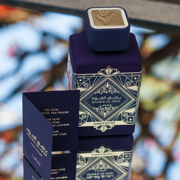 Lattafa - Bade'e Al Oud Amethyst EDP - 100ml - Violeta - Imagen 3