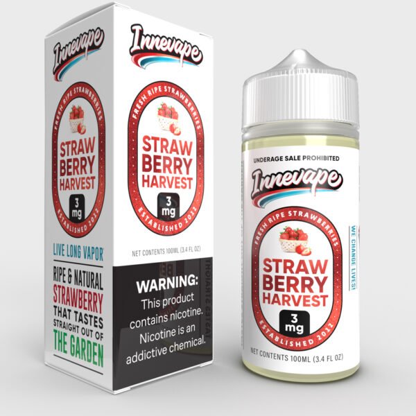 E-LIQUID - Innevape - Strawberry Hervest - 3mg - 100ml - Imagen 2