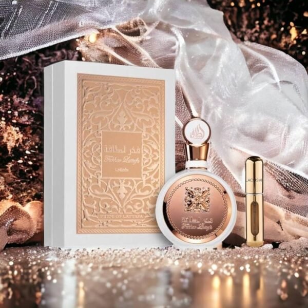 PERFUME - Árabe - Lattafa - Fakhar Women - 100ml - ROSÉ GOLD & WHITE - Imagen 4