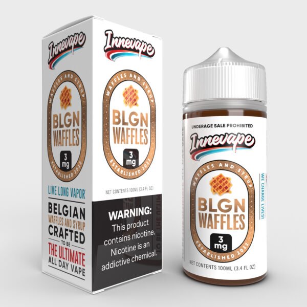 E-LIQUID - importado - Innevape - BLGN Waffles - 3mg - 100ml - Imagen 2