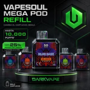 VapeSoul Mega Pod Refill cartucho 10000 puffs