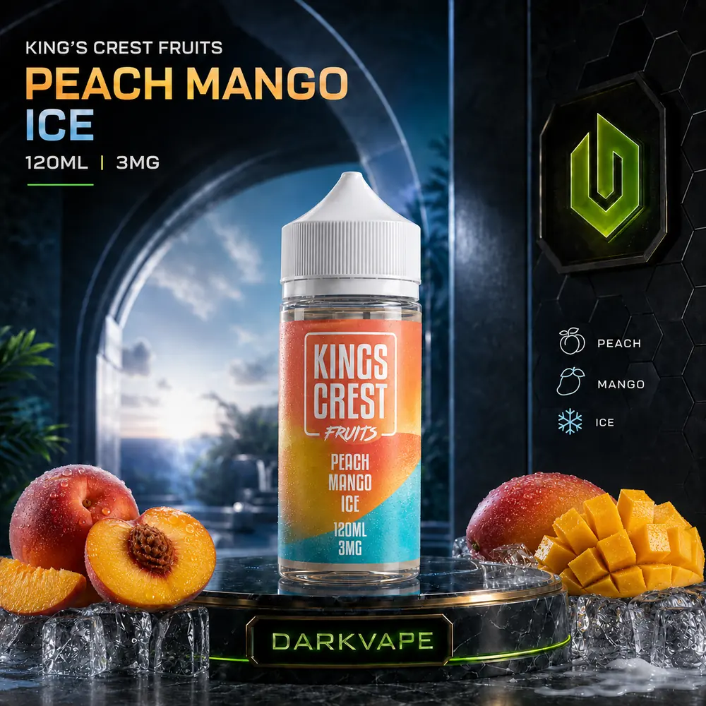 King's Crest Fruits Peach Mango Ice 120ml 3mg
