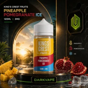 King's Crest Fruits Pineapple Pomegranate Ice 120ml 3mg