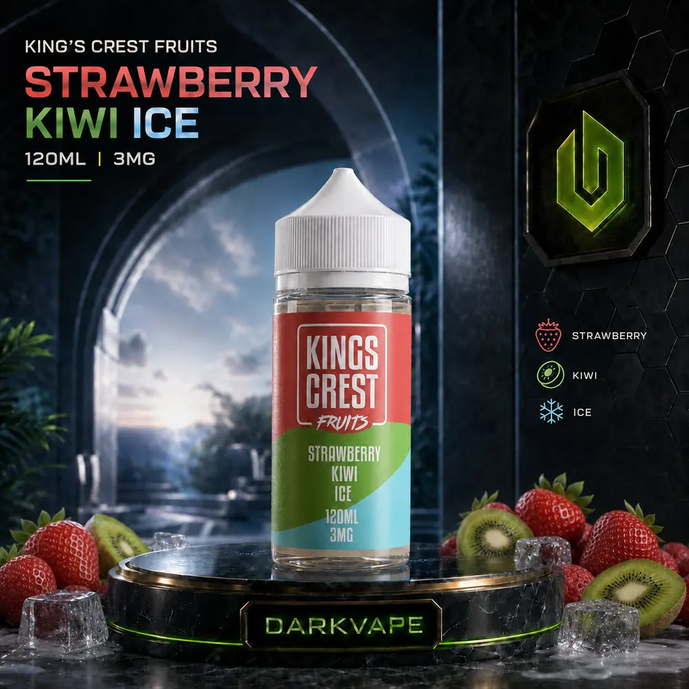King's Crest Fruits Strawberry Kiwi Ice 120ml 3mg
