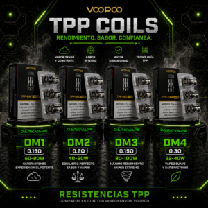 resistencias voopoo tpp coils dm1 dm2 dm3 dm4 repuesto vape darkvape argentina