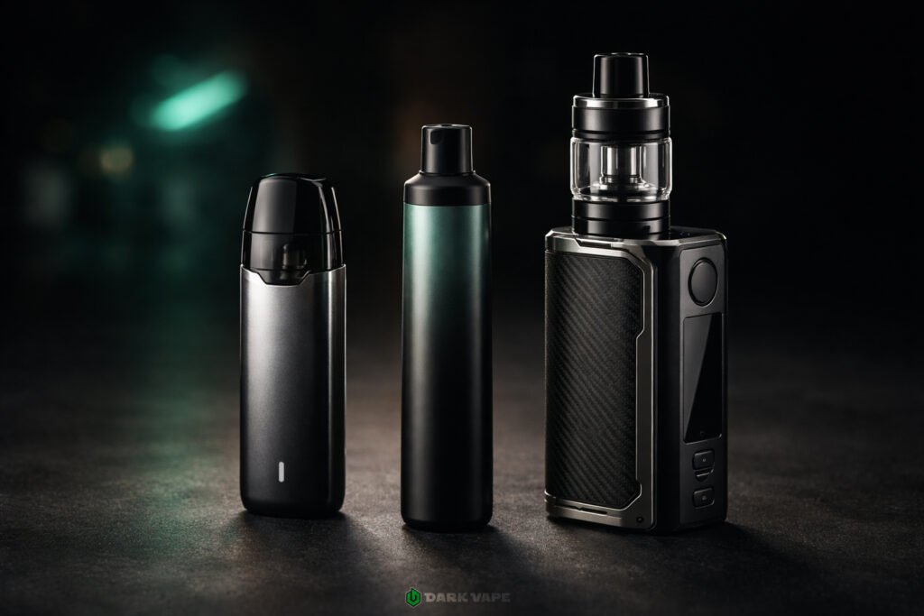 tipos de dispositivos de vapeo