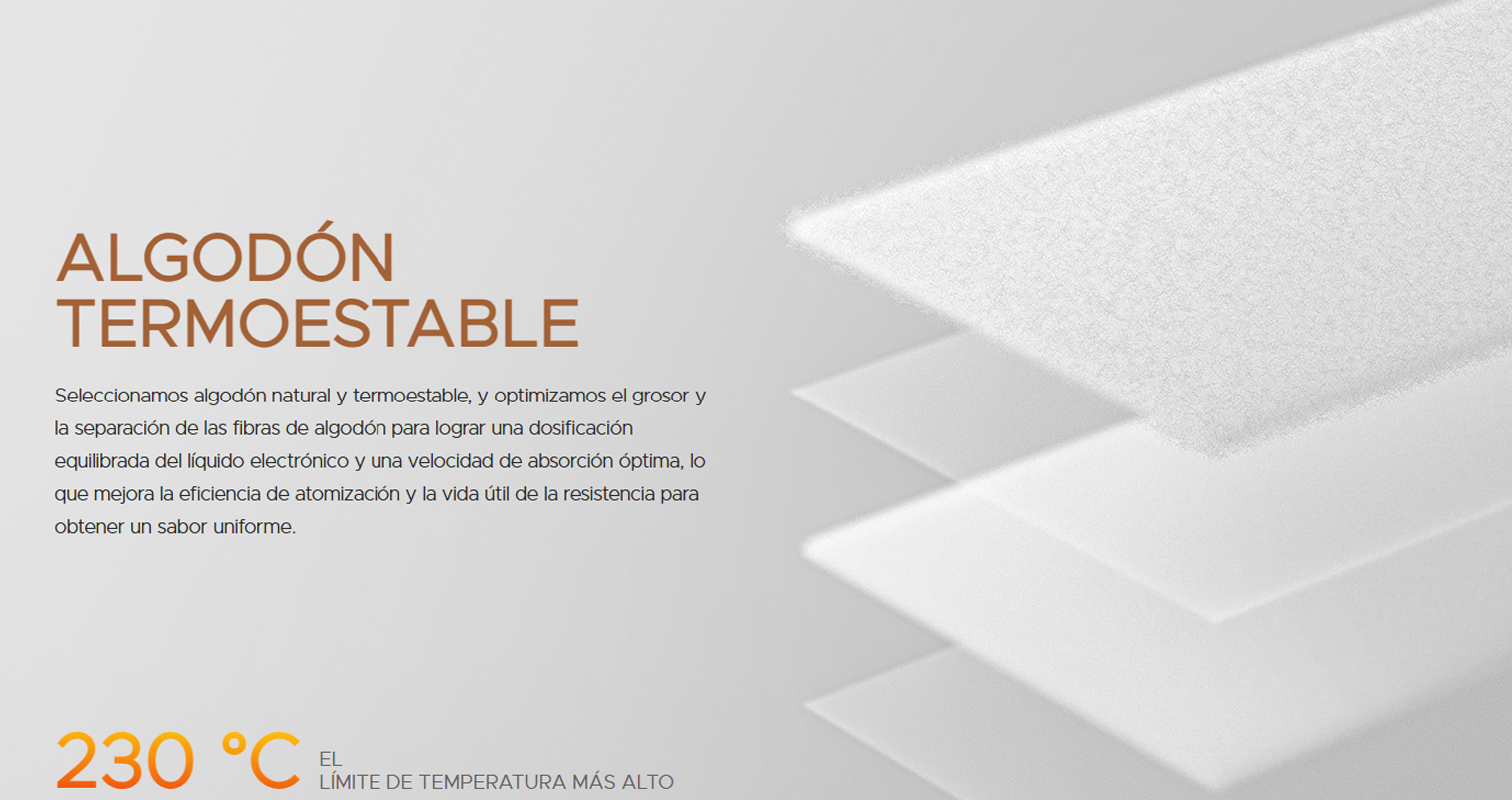 ALGODÓN TERMOESTABLE