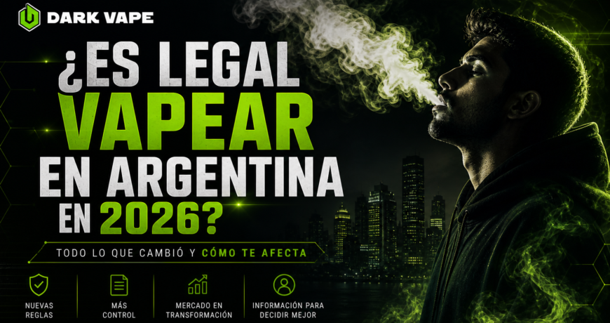 vapeo legal en Argentina 2026 nueva regulación DarkVape