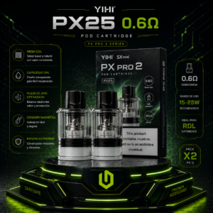 yihi sxmini px25 0.6 ohm pod cartridge