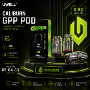 uwell caliburn gpp pod 0.6 ohm