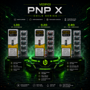 resistencias voopoo pnp x coils pack x5