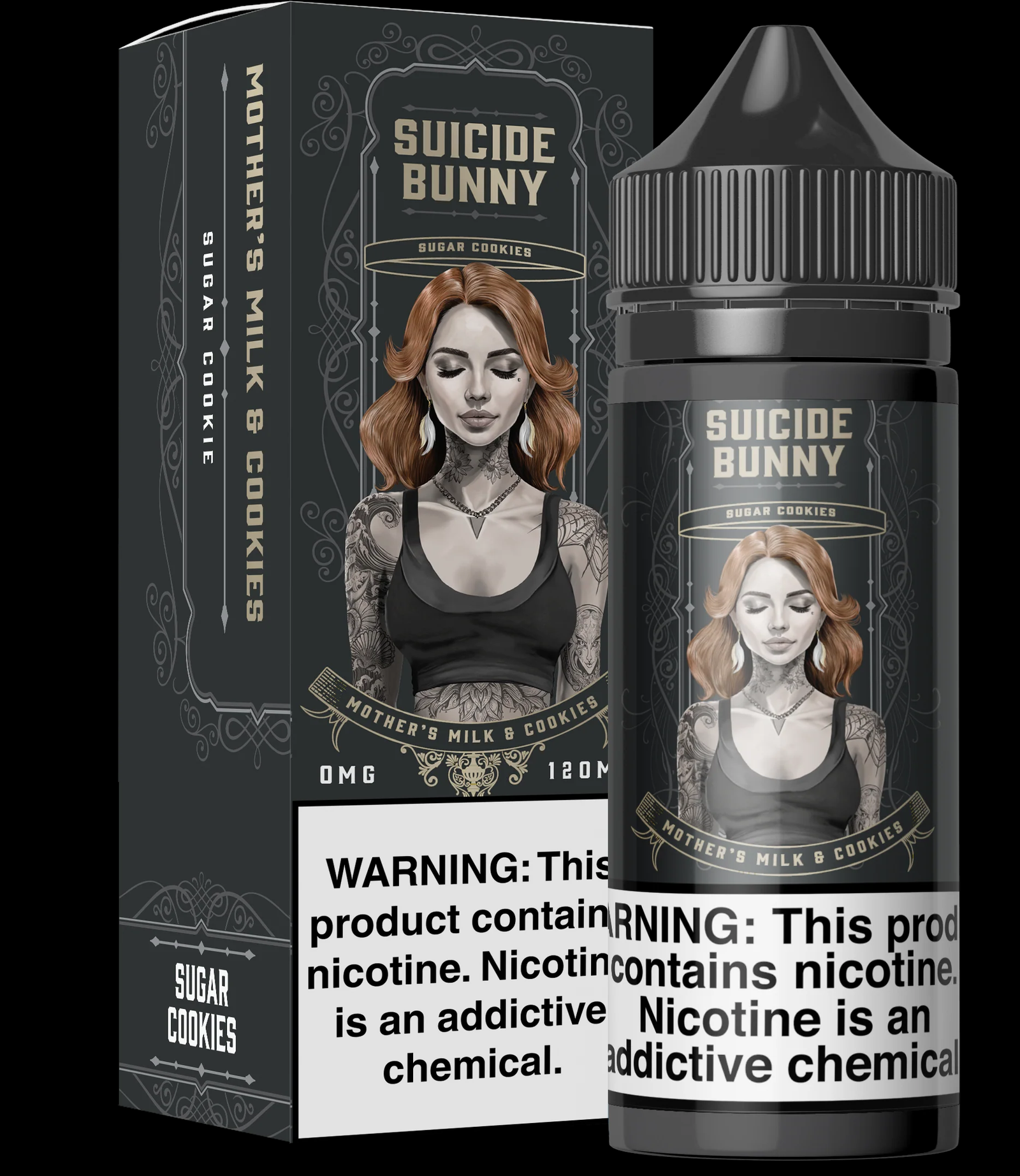 Botella Suicide Bunny Mother's Milk and Cookies sabor cookies recién horneadas