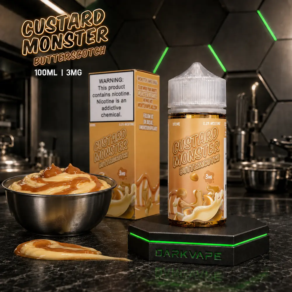 Custard-Monster-Butterscotch-3mg-100ml ELIQUID