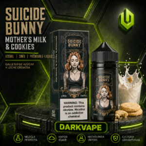 Mother's Milk and Cookies 120ml 3mg de Suicide Bunny