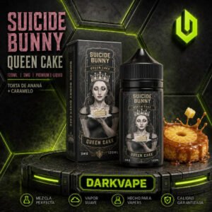 Queen Cake 120ml 3mg de Suicide Bunny