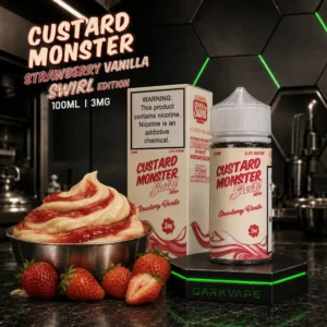 Custard Monster Strawberry Vanilla Swirl frutilla vainilla y custard