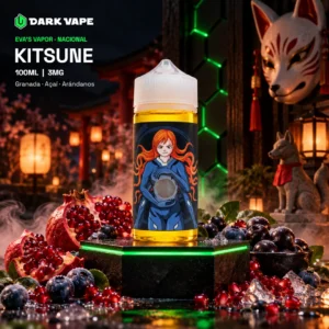 Eva's Vapor Kitsune 100 ml, líquido freebase nacional – DarkVape