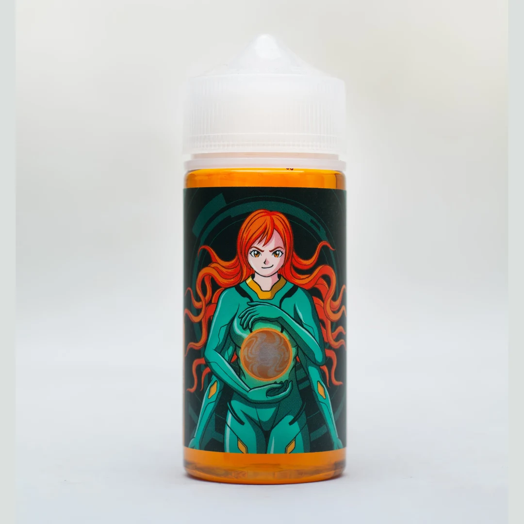 Botella de Eva's Vapor Kodama 100 ml con su etiqueta