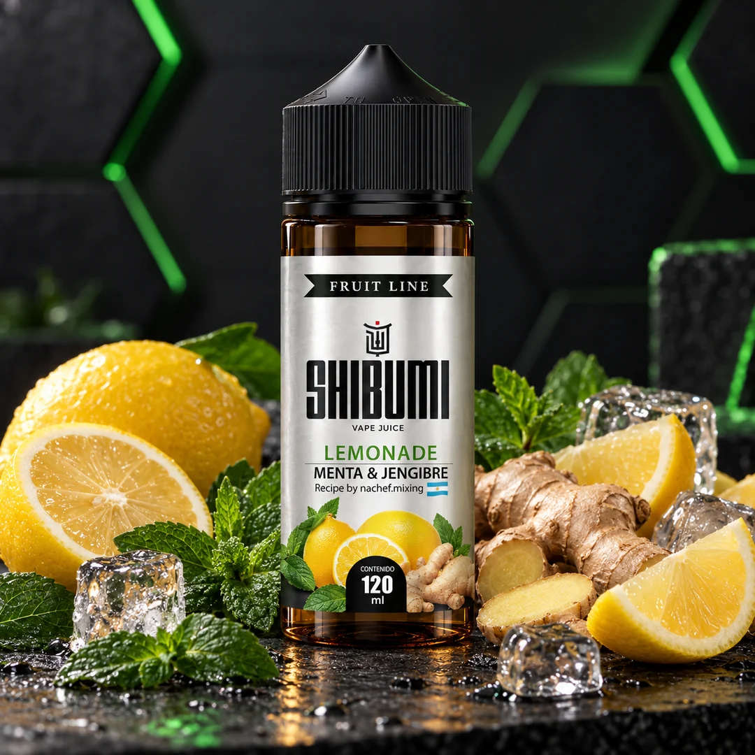 Shibumi Lemonade Menta y Jengibre 120 ml, líquido freebase