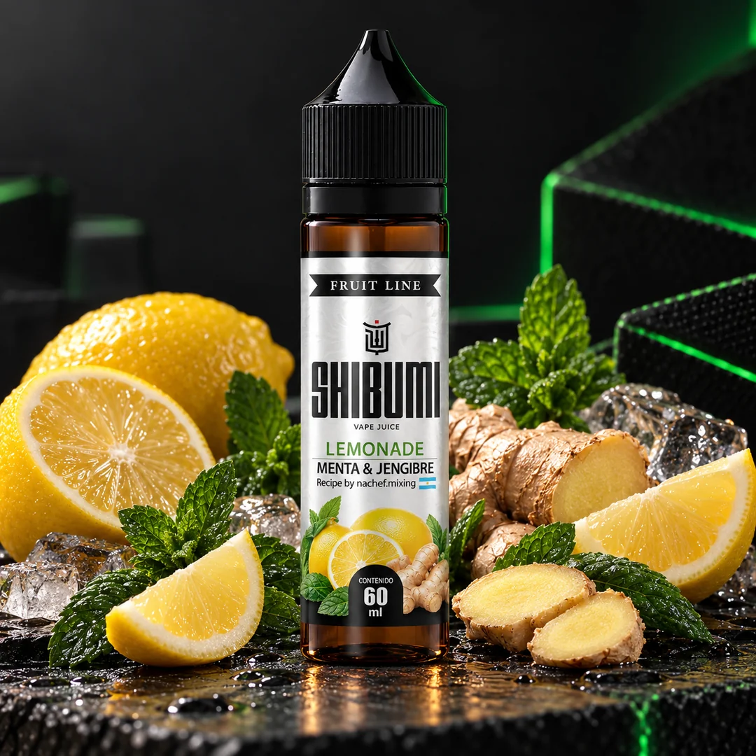 Shibumi Lemonade Menta y Jengibre 60 ml, líquido freebase